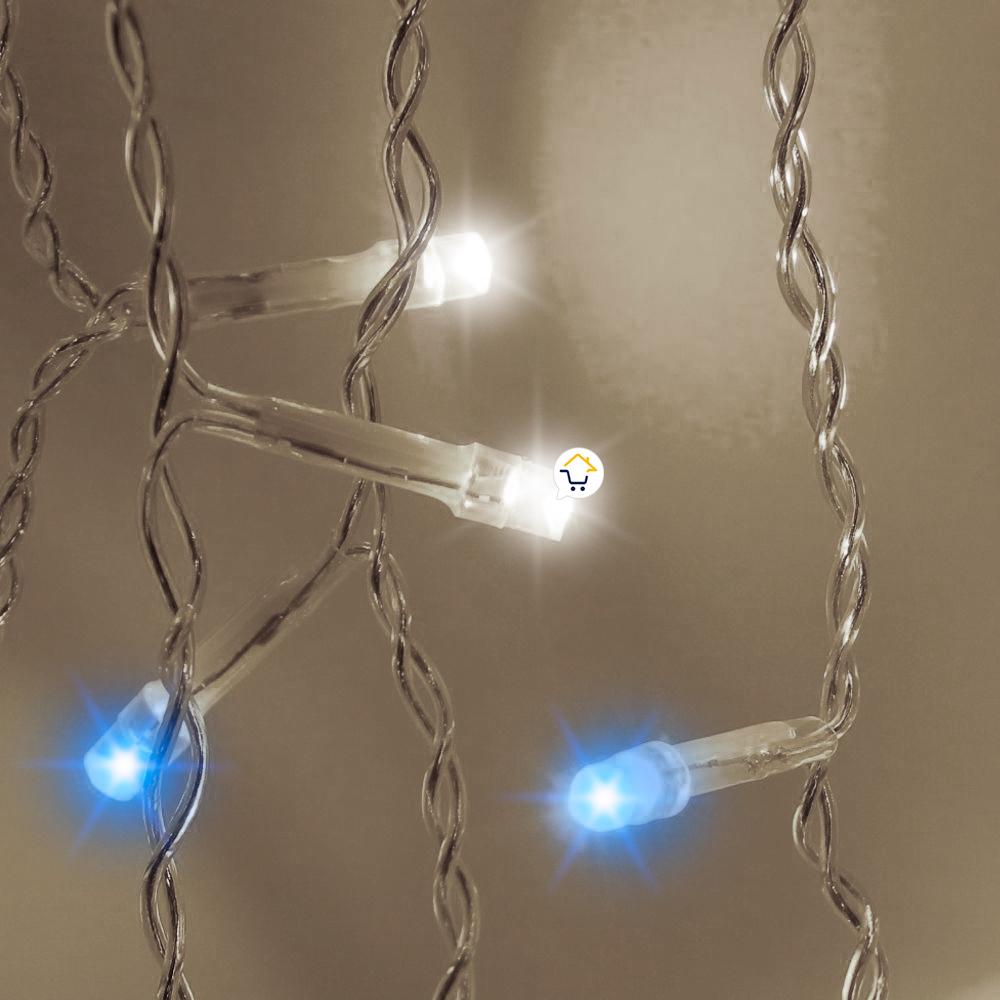 Miniatura 6 de Cortina Led Destellos 6x1 Blanco 1331b